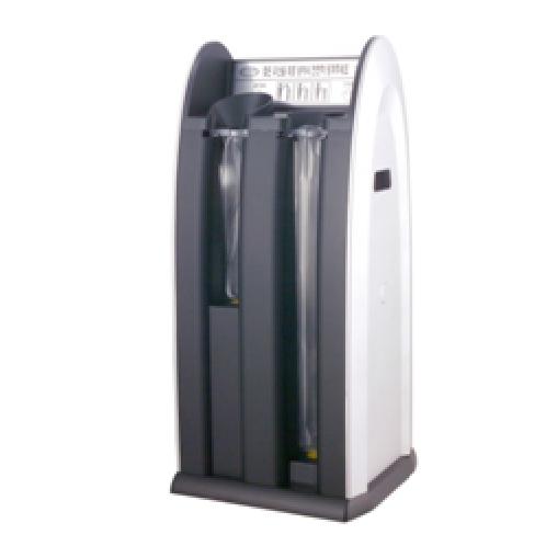 Umbrella Bag Dispenser | automatic umbrella wrappers, wrapping plastic bags,umbrella stand, umbrella wrapping machine, indoor umbrella stand, umbrella packing machine, umbrella bag dispenser, omnipack, Automatic wet umbrella wrapper